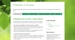 Desktop Screenshot of eldanubioenbicicleta.com