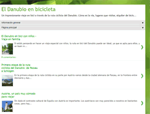 Tablet Screenshot of eldanubioenbicicleta.com
